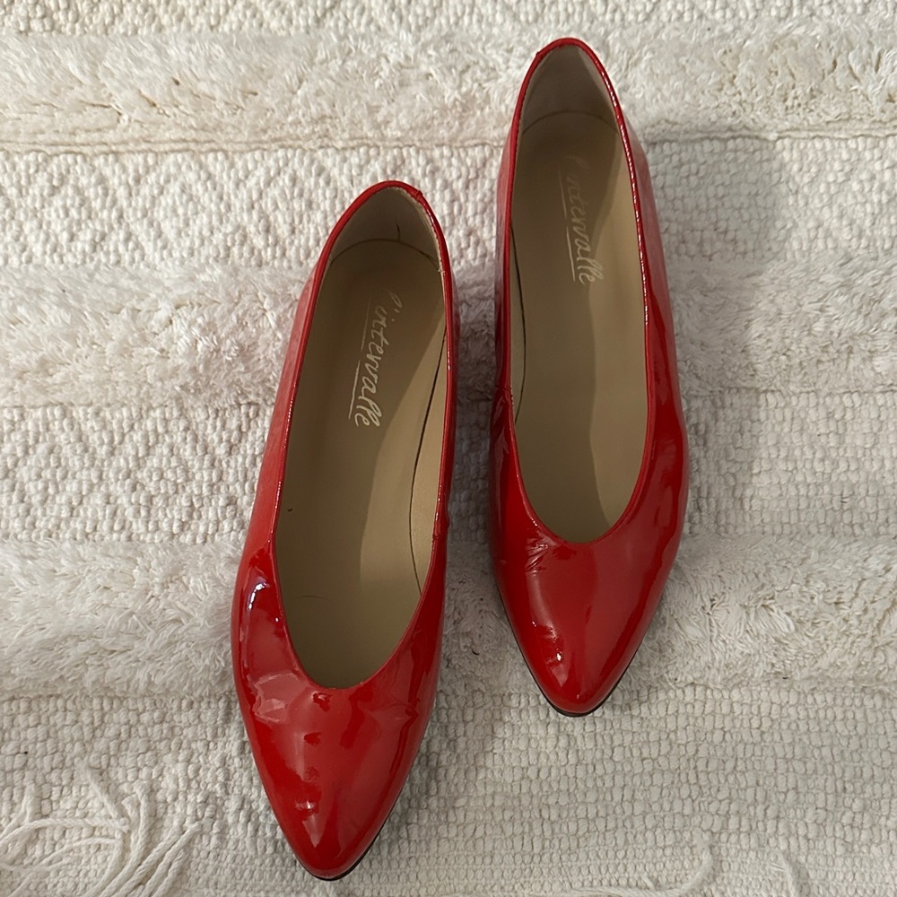 Red Patent Leather Women's Shoes